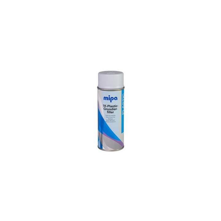 MIPA 1K Základovací plnič na plasty v sprej 400ml, Plastic Grundierfiller