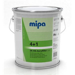 MIPA 4+1 Brúsny plnič biely 4L, Acrylfiller