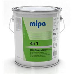 MIPA 4+1 Brúsny plnič čierny 4L, Acrylfiller