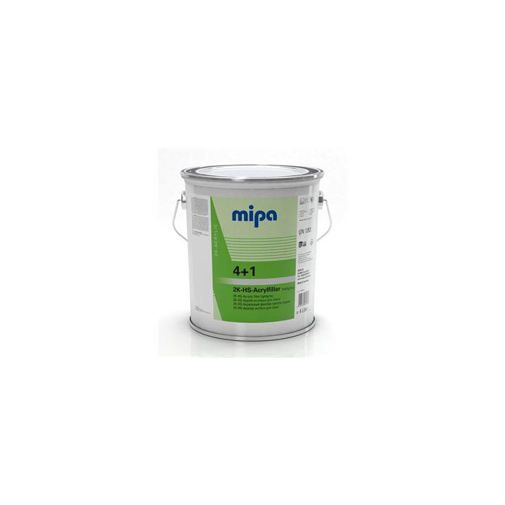 MIPA 4+1 Brúsny plnič čierny 4L, Acrylfiller