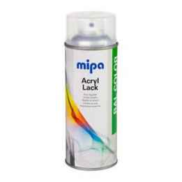 MIPA Akrylátový bezfarebný matný lak v spreji 400ml, Acryl Klarlack