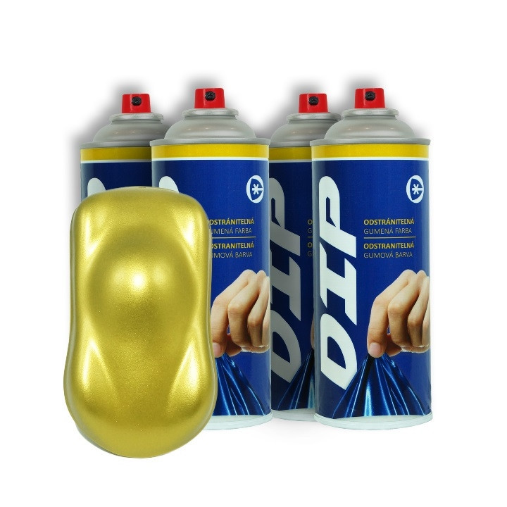 DIP - Set na disky Žltozlatá metalická