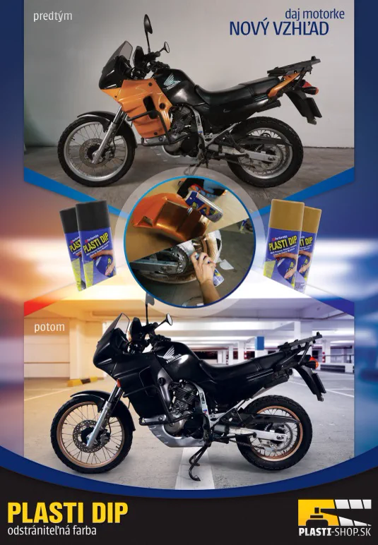 Plasti Dip na motorke